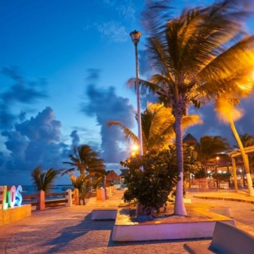 evening at the square
