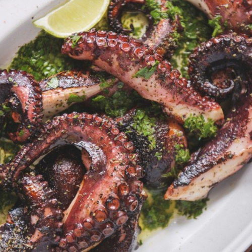 pulpo al ajillo