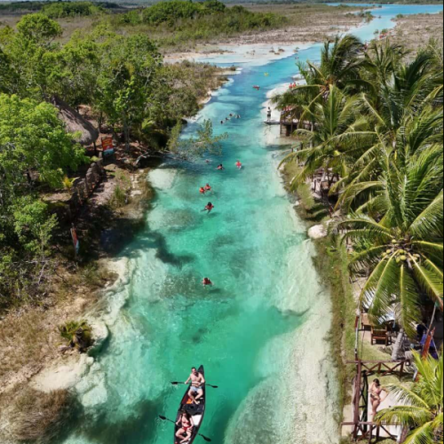 swim in the channel of the pirates
