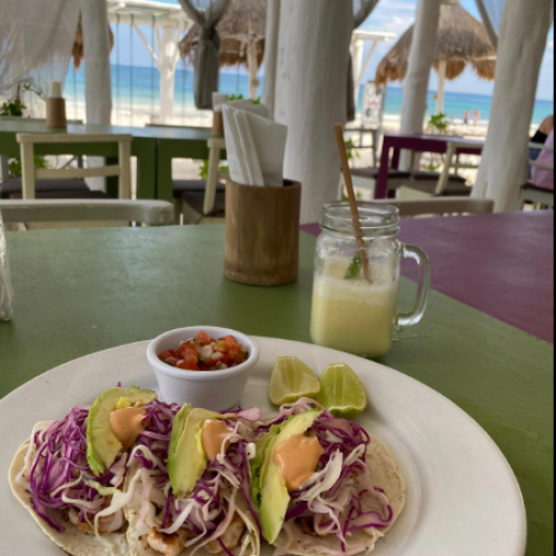 tacos de camarón