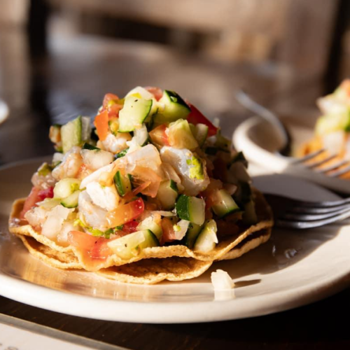 tostadas de ceviche