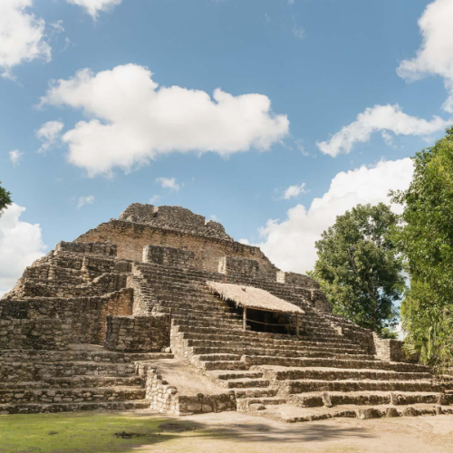 visit the chacchoben ruins