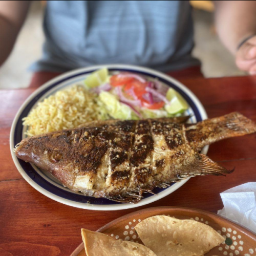 whole grilled fish